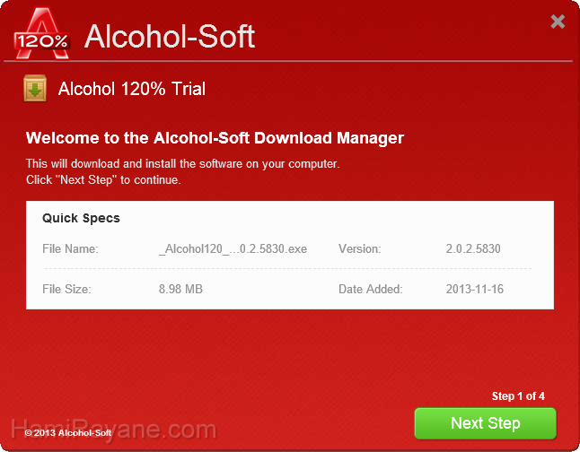 Alcohol 120% 2.0.3.7612 عکس 1