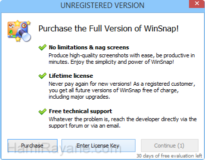 WinSnap 5.0.6 Immagine 6