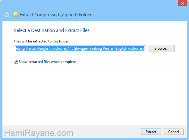 Freelang Persian-English dictionary v3.7.4 Bild 2