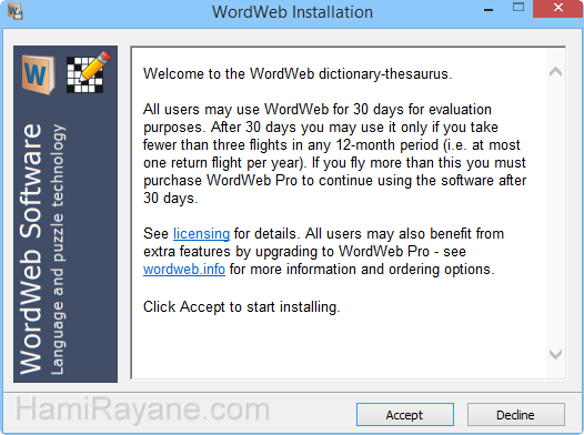 WordWeb 8.22 Image 1