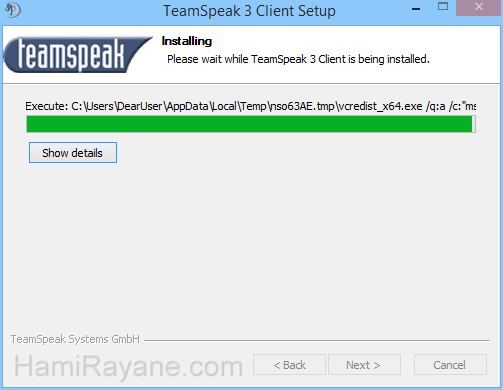 TeamSpeak Client 3.2.3 (64-bit) Picture 1