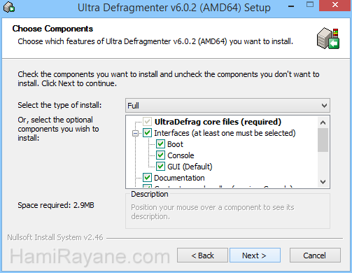 UltraDefrag 7.1.0 (32-bit) Obraz 4