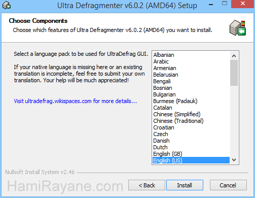UltraDefrag 7.1.0 (32-bit) Obraz 5
