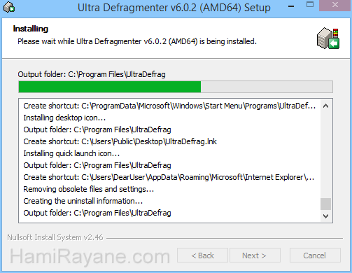 UltraDefrag 7.1.0 (32-bit) Resim 6