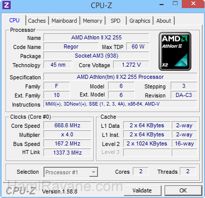 CPU-Z 1.83 Imagen 16