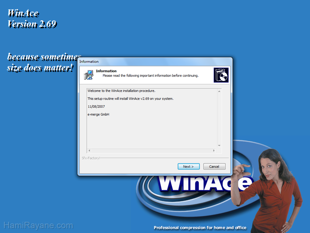 WinAce 2.69 Immagine 1