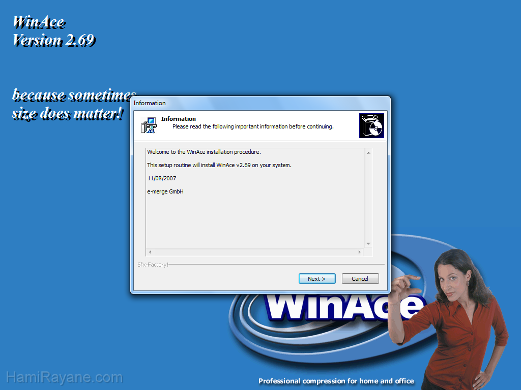 WinAce 2.69 Картинка 1