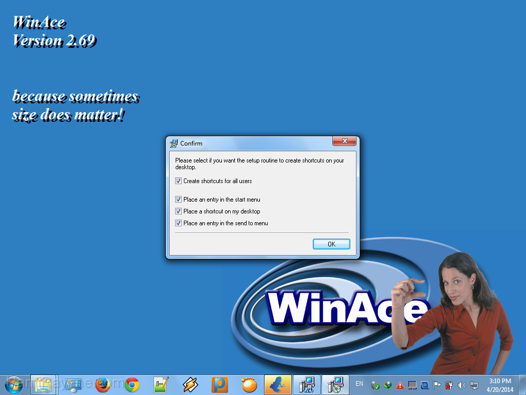 WinAce 2.69 عکس 4