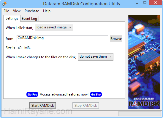 RAMDisk 4.4.0 RC 36 Immagine 5