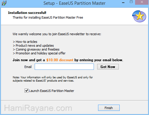 EASEUS Partition Master Home Edition 13.0 for PC Windows عکس 5