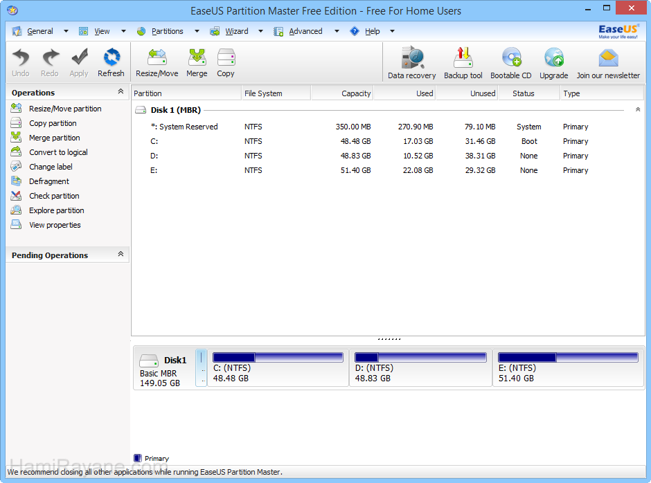 EASEUS Partition Master Home Edition 13.0 for PC Windows Bild 7