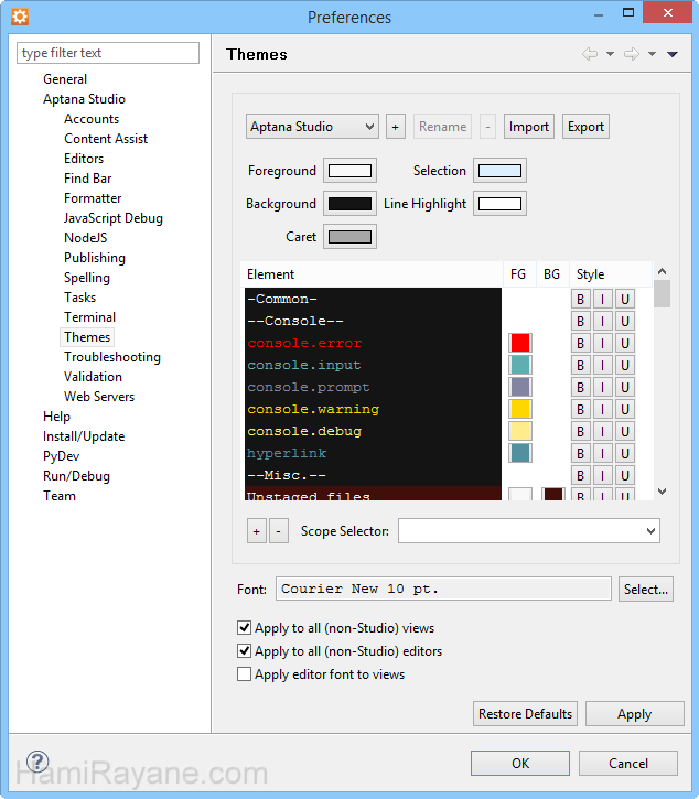 Aptana Studio 3.6.1 Picture 10