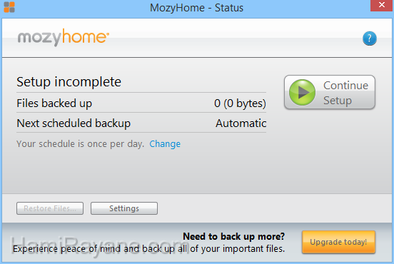 Mozy 2.36.5 Image 4