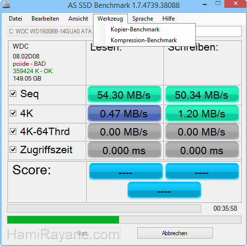 AS SSD benchmark 2.0.6694 Imagen 4