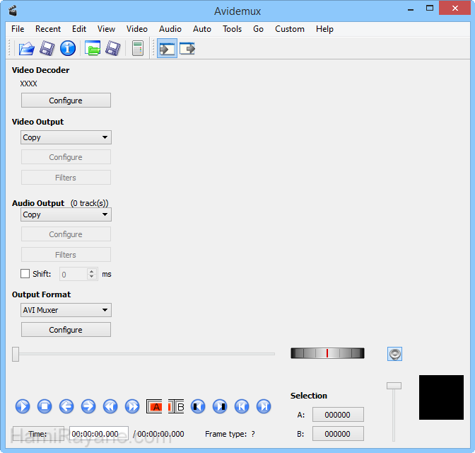 Avidemux 2.7.1 Resim 8