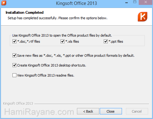 Kingsoft Office Suite Free 2013 9.1.0.4550