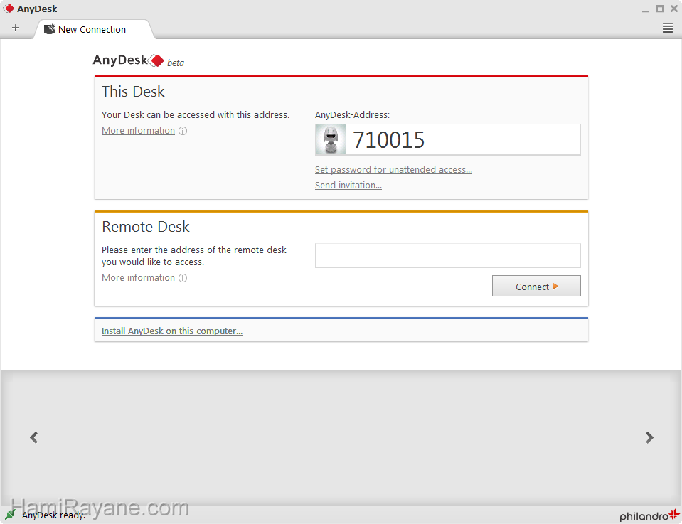 AnyDesk 4.2.3 Imagen 1