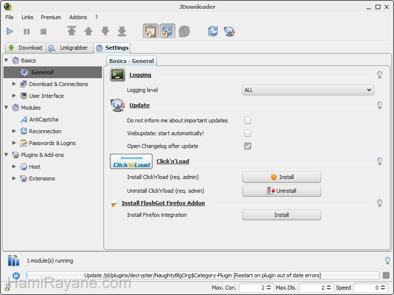 JDownloader 0.9 Imagen 8