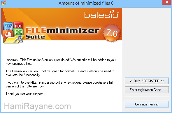 FILEminimizerSuite 7.0 그림 10