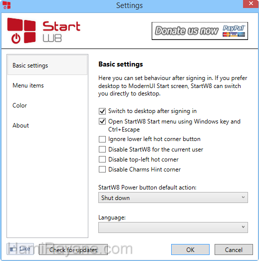 StartW8 1.2.111.0 (Classic Start for Win8) Immagine 6