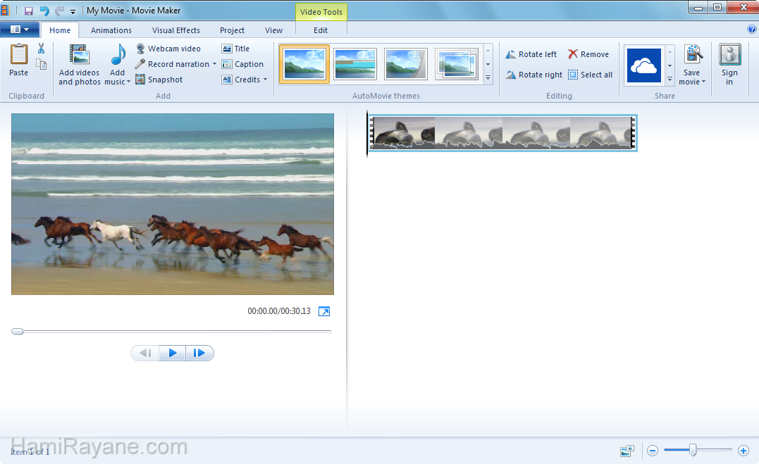 Windows Live Movie Maker 16.4.3528 Resim 6