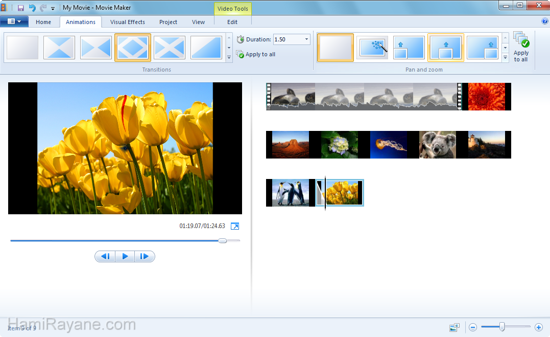 Windows Live Movie Maker 16.4.3528 عکس 7