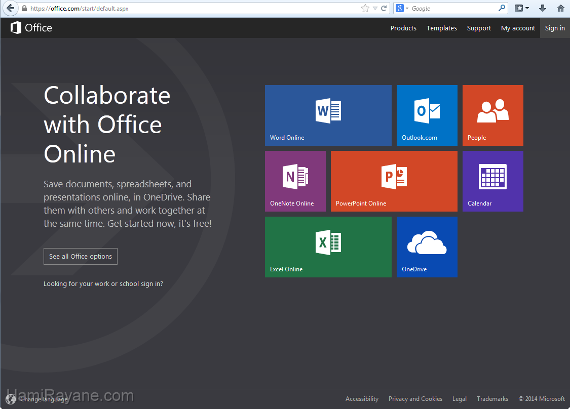 Microsoft Office 2013 On Line Obraz 1