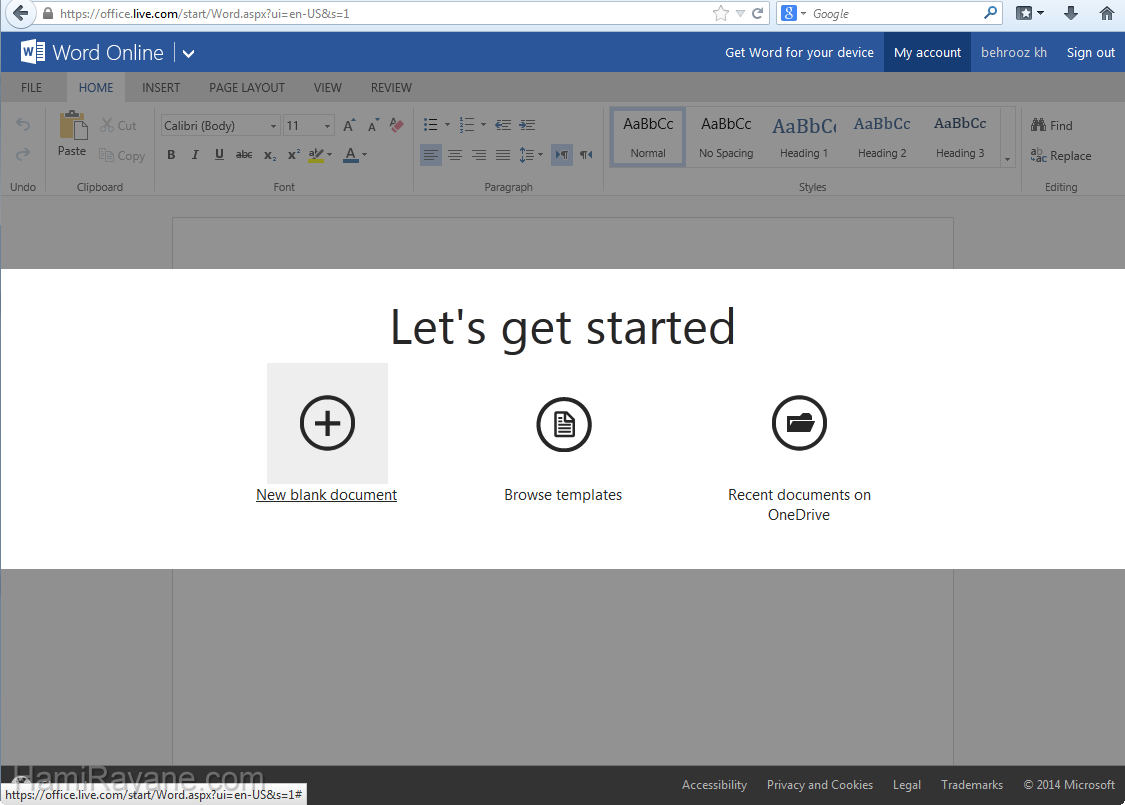 Microsoft Office 2013 On Line Obraz 2