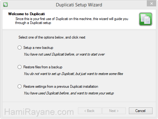 Duplicati 1.3.4 Immagine 7