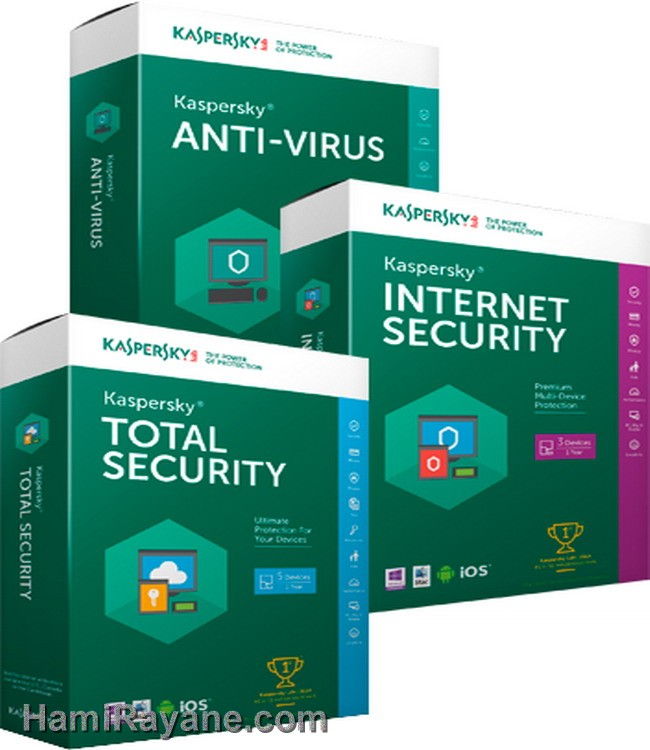 لایسنس آنتی ویروس کسپرسکی اورجینال 4 کاربره 2016 Licenses Kaspersky Antivirus Original 4 PC 2016