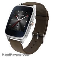 ساعت هوشمند ایسوس مدل زن واچ 2 WI501Q با بند لاستیکی Asus Zenwatch 2 WI501Q With Brown Rubber Strap