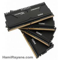 رم کینگاستون دی دی آر فور KINGSTON - DDR4 - 16GB (4 x 4GB) 3000