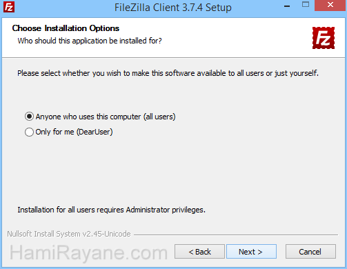FileZilla 3.42.0 32-bit FTP Client Obraz 2