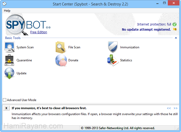 Spybot Search & Destroy 2.7 Beta 1