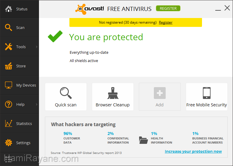 Avast Free Antivirus 19.3.2369 عکس 9