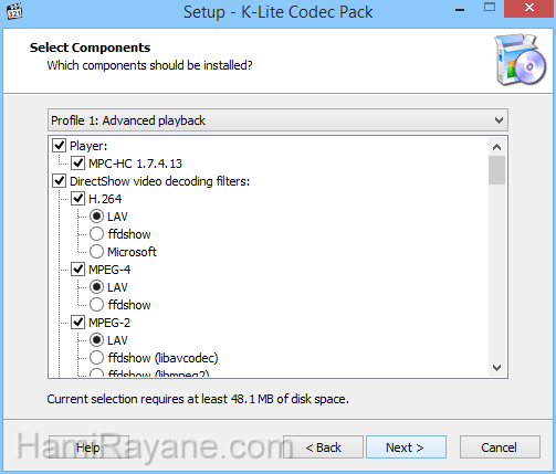 K-Lite Codec Pack 14.9.4 (Full) Resim 3