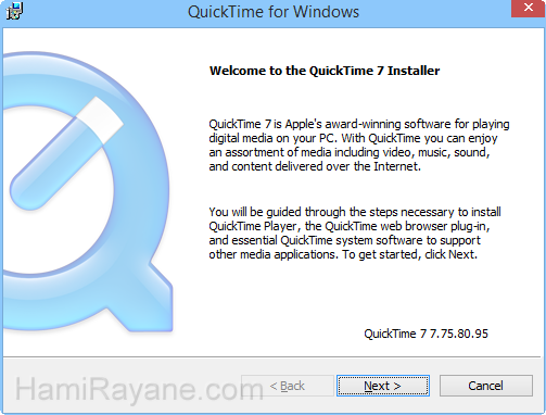 QuickTime Player 7.79.9 그림 1