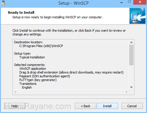WinSCP 5.15.0 Free SFTP Client Resim 7