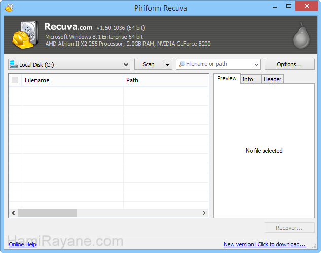 Recuva 1.53.1087 Image 12