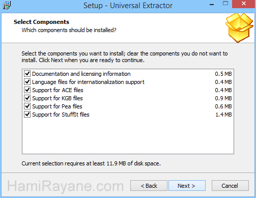 Universal Extractor 1.6.1 그림 3