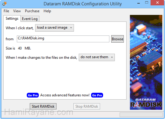RAMDisk 4.4.0 RC 36 Image 5