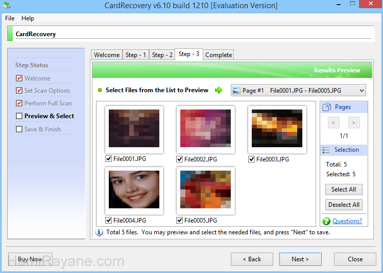 CardRecovery 6.10 Build 1210 Imagen 9